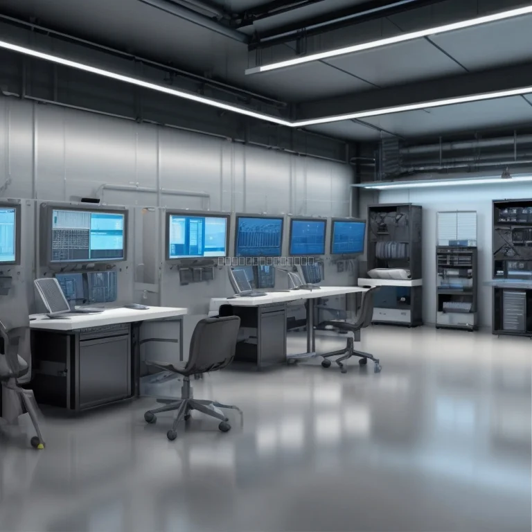 Industrielle Roboter und KI-Technologie im Einsatz