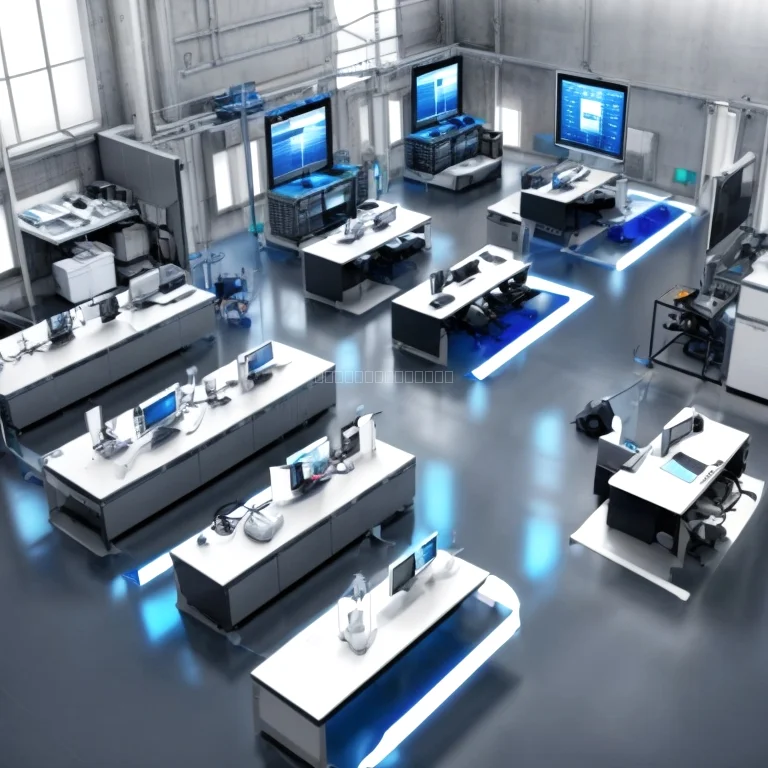 Team bei Besprechung im AiFeldLab Büro